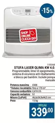 Qlima - Stufa Laser Kw 4.0 Qlima - Stufa Laser Kw 4.0