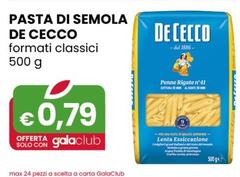De Cecco - Pasta Di Semola  Formati Classici 500 G