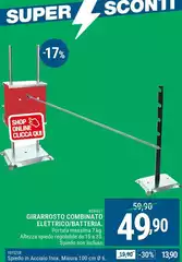 Girarrosto Combinato Elettrico/Batteria