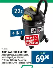 Lavor - Aspiratore Freddy
