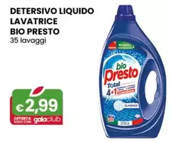 Bio Presto - Detersivo Liquido Lavatrice 35 Lavaggi Bio Presto - Detersivo Liquido Lavatrice 35 Lavaggi
