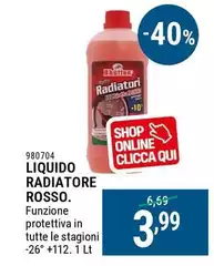 Rhütten - Liquido Radiatore Rosso.