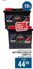 Level Up - Batteria Auto Cubetto Level Up - Batteria Auto Cubetto