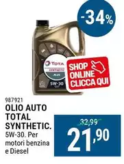 Total - Olio Auto Synthetic