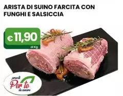 Arista Di Suino Farcita Con Funghi E Salsiccia Arista Di Suino Farcita Con Funghi E Salsiccia