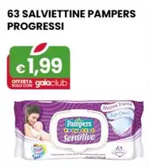 Pampers  - 63 Salviettine Progressi