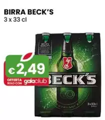 Becks - Birra 3 X 33 Cl Becks - Birra 3 X 33 Cl