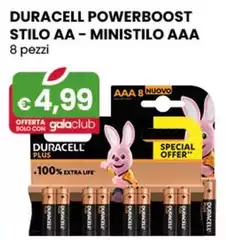 Duracell - Powerboost Stilo AA-Ministilo AAA 8 Pezzi Duracell - Powerboost Stilo AA-Ministilo AAA 8 Pezzi