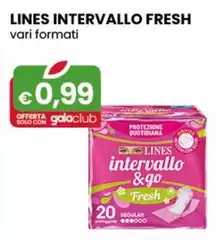 Lines - Intervallo Fresh Vari Formati