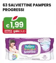 Pampers - 63 Salviettine Progressi