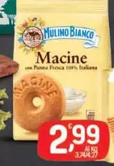 Mulino Bianco - Macine Con Panna Fresca 100% Italiana Mulino Bianco - Macine Con Panna Fresca 100% Italiana