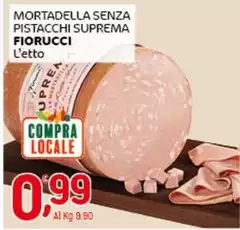 Fiorucci - Mortadella Senza Pistacchi Suprema Fiorucci - Mortadella Senza Pistacchi Suprema