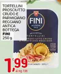 Fini Modena - Tortellini Prosciutto Crudo E Parmigiano Reggiano Antica Bottega Fini Modena - Tortellini Prosciutto Crudo E Parmigiano Reggiano Antica Bottega