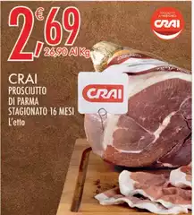 Crai - Prosciutto Di Parma Stagionato 16 Mesi Crai - Prosciutto Di Parma Stagionato 16 Mesi