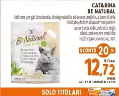 Cat&Rina - Lettiera Per Gatti Naturale