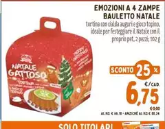 Solo - Emozioni A 4 Zampe Bauletto Natale Solo - Emozioni A 4 Zampe Bauletto Natale