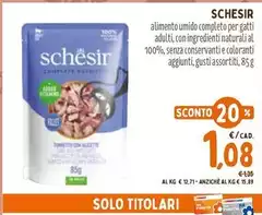 Schesir - Alimento Umido Completo Per Gatti Schesir - Alimento Umido Completo Per Gatti