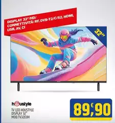 Houstyle - Tv Led Houstvie Display 32' Mod.tv32euh Houstyle - Tv Led Houstvie Display 32' Mod.tv32euh