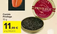 Caviale Privilege Caviale Privilege