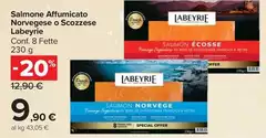 Labeyrie - Salmone Affumicato Norvegese O Scozzese Labeyrie - Salmone Affumicato Norvegese O Scozzese