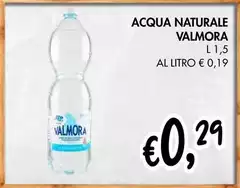Valmora - Acqua Naturale Valmora - Acqua Naturale