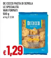 De Cecco - Pasta Di Semola Le Specialità