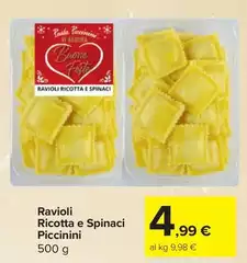 Piccinini - Ravioli Ricotta E Spinaci Piccinini - Ravioli Ricotta E Spinaci