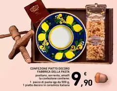 La bottega del pastaio - Confezione Piatto Decoro La bottega del pastaio - Confezione Piatto Decoro