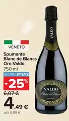 Valdo - Spumante Blanc De Blancs Oro Valdo - Spumante Blanc De Blancs Oro