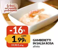 Gamberetti In Salsa Rosa Gamberetti In Salsa Rosa