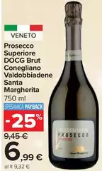 Santa Margherita - Prosecco Superiore DOCG Brut Conegliano Valdobbiadene Santa Margherita - Prosecco Superiore DOCG Brut Conegliano Valdobbiadene