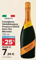 Mionetto - Conegliano Valdobbiadene Prosecco DOCG Extra Dry Mionetto - Conegliano Valdobbiadene Prosecco DOCG Extra Dry