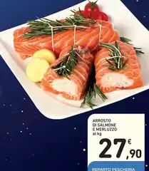 Arrosto Di Salmone E Merluzzo Arrosto Di Salmone E Merluzzo