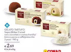 Conad - Sapori&Idee Gelato Tartufo Conad - Sapori&Idee Gelato Tartufo