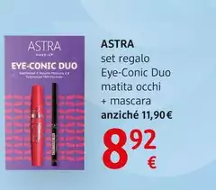Astra - Set Regalo Eye-Conic Duo  Mascara  Matita Occhi
