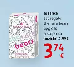 Essence - Set Regalo The Rare Bears Lipgloss A Sorpresa Essence - Set Regalo The Rare Bears Lipgloss A Sorpresa