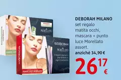 Deborah Milano - Set Regalo Matita Occhi Mascara + Punto Luce Morellato