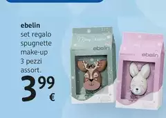 Ebelin - Set Regalo Spugnette Make-up 3 Pezz Ebelin - Set Regalo Spugnette Make-up 3 Pezz