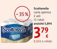 Scottex - Scottonelle Carta Igienica 2 Veli 12 Rotoli Scottex - Scottonelle Carta Igienica 2 Veli 12 Rotoli