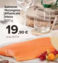 Salmone Norvegese Affumicato Intero Salmone Norvegese Affumicato Intero