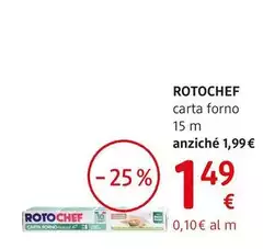 Rotochef - Carta Forno 15 M