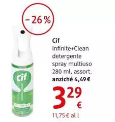 Cif - Infinite+Clean Detergente Multiuso Spray 280 Ml, Assort.