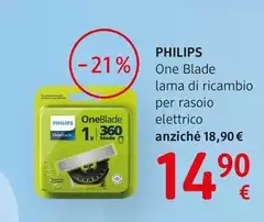 Philips - One Blade Lama Di Ricambio Per Rasoio Elettrico