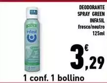 Infasil - Deodorante Spray Green Infasil - Deodorante Spray Green