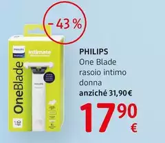 Philips - One Blade Rasoio Intimo