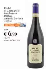 Azienda Bersano - Ruché Di Castagnole Monferrato DOCG 