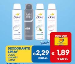 Dove - Deodorante Spray