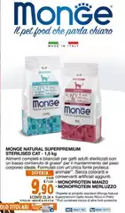 Monge - Natural Superpremium Sterilised Monge - Natural Superpremium Sterilised