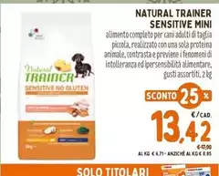 Natural Trainer - Sensitive Mini