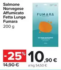 Fumara - Salmone Norvegese Affumicato Fetta Lunga Fumara - Salmone Norvegese Affumicato Fetta Lunga